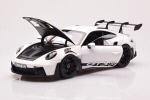 Porsche 911 992 GT3 RS Bianco Norev 1:18 187361 Pressofusione — immagine 2 di 8