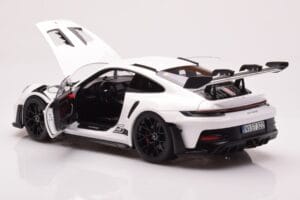 Porsche 911 992 GT3 RS Bianco Norev 1:18 187361 Pressofusione — immagine 5 di 8