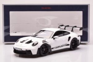 Porsche 911 992 GT3 RS Bianco Norev 1:18 187361 Pressofusione — immagine 8 di 8