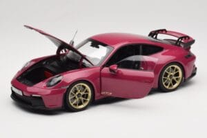 Porsche 911 992 GT3 Ruby Star Neo Norev 1:18 187381 Pressofusione — immagine 2 di 8