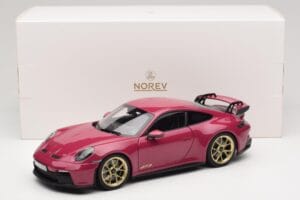 Porsche 911 992 GT3 Ruby Star Neo Norev 1:18 187381 Pressofusione — immagine 8 di 8