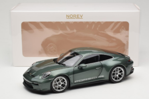 Porsche 911 992 S/T Malachite Green Metallic Norev 1:18 187472 Pressofusione — immagine 8 di 8