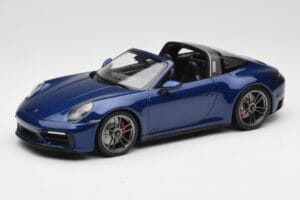 Porsche 911 992 Targa 4 GTS Blue Metallic Minichamps 1:18 155061060 Pressofusione