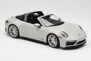 Porsche 911 992 Targa 4 GTS Grigio Minichamps 1:18 155061064 Pressofusione — immagine 4 di 6