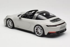 Porsche 911 992 Targa 4 GTS Grigio Minichamps 1:18 155061064 Pressofusione — immagine 5 di 6