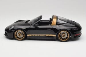 Porsche 911 992 Targa Porsche Design Nero & Oro Concept Minichamps 1:18 PORSCHE001 Pressofusione — immagine 3 di 6