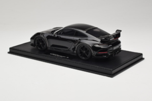 Porsche 911 992 TechArt GTstreet R Nero Con Cerchi Neri TechArt 1:18 REMC012 Resina — immagine 5 di 6