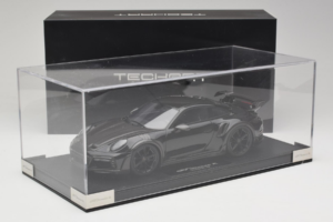 Porsche 911 992 TechArt GTstreet R Nero Con Cerchi Neri TechArt 1:18 REMC012 Resina — immagine 6 di 6