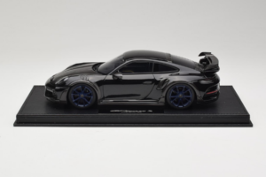 Porsche 911 992 TechArt GTstreet R Nero Con Cerchi Blu TechArt 1:18 REMC009 Resina