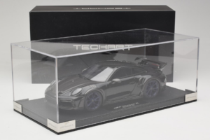 Porsche 911 992 TechArt GTstreet R Nero Con Cerchi Blu TechArt 1:18 REMC009 Resina — immagine 6 di 6