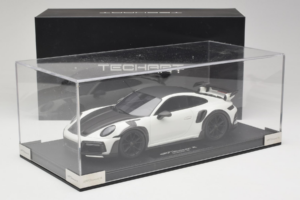 Porsche 911 992 TechArt GTstreet R Bianco Con Cerchi Neri TechArt 1:18 REMC013 Resina — immagine 6 di 6