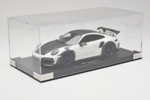 Porsche 911 992 TechArt GTstreet R Bianco Con Cerchi Blu TechArt 1:18 REMC014 Resina — immagine 2 di 6