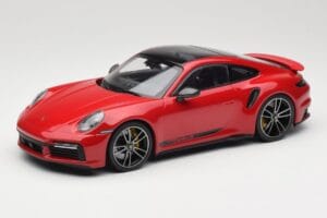 Porsche 911 992 Turbo S Rosso Minichamps 1:18 155069070 Pressofusione
