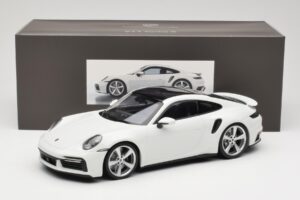 Porsche 911 Turbo S 992 Bianco Minichamps 1:18 WAP0211620RTRB Pressofusione — immagine 6 di 6