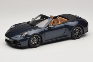 Porsche 911 992.2 Carrera Cabriolet Yachting Blue Norev 1:18 187180 Pressofusione