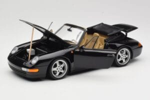 Porsche 911 993 Cabriolet Nero UT Models 1:18 27806-U1 Pressofusione — immagine 2 di 8
