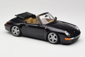Porsche 911 993 Cabriolet Nero UT Models 1:18 27806-U1 Pressofusione — immagine 6 di 8