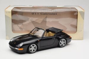 Porsche 911 993 Cabriolet Nero UT Models 1:18 27806-U1 Pressofusione — immagine 8 di 8