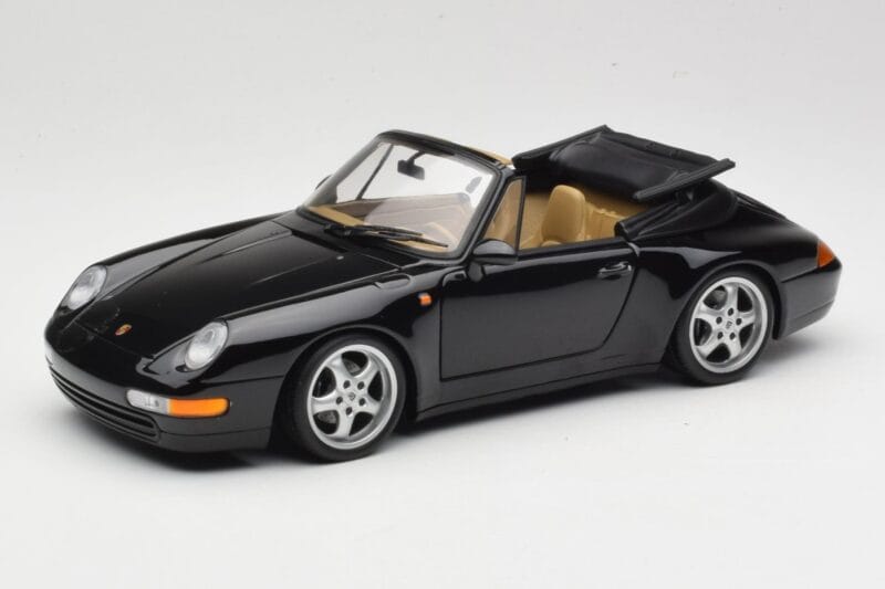 Porsche 911 993 Cabriolet Nero UT Models 1:18 27806-U1 Pressofusione