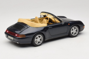 Porsche 911 993 Cabriolet Blu Scuro Tchibo 1:18 46619 Pressofusione — immagine 3 di 8