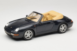 Porsche 911 993 Cabriolet Blu Scuro Tchibo 1:18 46619 Pressofusione