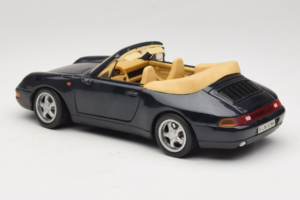 Porsche 911 993 Cabriolet Blu Scuro Tchibo 1:18 46619 Pressofusione — immagine 7 di 8
