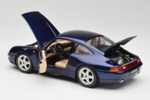 Porsche 911 993 Carrera Cup Blu Braccio & Gotz 1993 Bburago 1:18 3060-M1 Pressofusione — immagine 5 di 8