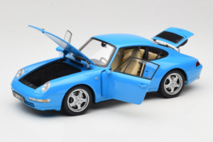 Porsche 911 993 Carrera Blue Metallic AUTOart 1:18 78133 Pressofusione — immagine 2 di 8