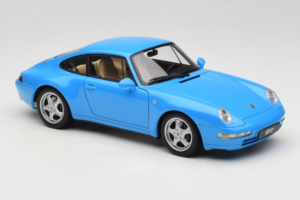 Porsche 911 993 Carrera Blue Metallic AUTOart 1:18 78133 Pressofusione — immagine 6 di 8