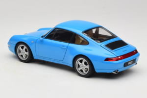 Porsche 911 993 Carrera Blue Metallic AUTOart 1:18 78133 Pressofusione — immagine 7 di 8