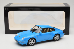 Porsche 911 993 Carrera Blue Metallic AUTOart 1:18 78133 Pressofusione — immagine 8 di 8