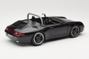 Porsche 911 993 Carrera Cabriolet Nero Bburago 1:18 3090-M1 Pressofusione — immagine 3 di 8