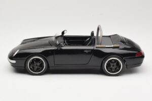 Porsche 911 993 Carrera Cabriolet Nero Bburago 1:18 3090-M1 Pressofusione — immagine 4 di 8