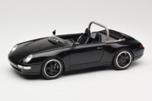 Porsche 911 993 Carrera Cabriolet Nero Bburago 1:18 3090-M1 Pressofusione