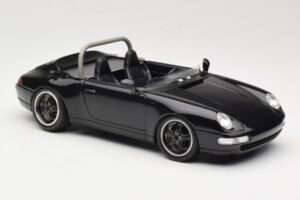 Porsche 911 993 Carrera Cabriolet Nero Bburago 1:18 3090-M1 Pressofusione — immagine 6 di 8