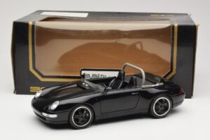Porsche 911 993 Carrera Cabriolet Nero Bburago 1:18 3090-M1 Pressofusione — immagine 8 di 8