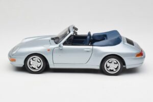 Porsche 911 993 Carrera Cabriolet Argento Maisto 1:18 100299-M1 Pressofusione — immagine 4 di 8