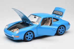 Porsche 911 993 Carrera Blu Bburago 1:18 3060 Pressofusione — immagine 2 di 8