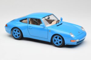 Porsche 911 993 Carrera Blu Bburago 1:18 3060 Pressofusione — immagine 6 di 8