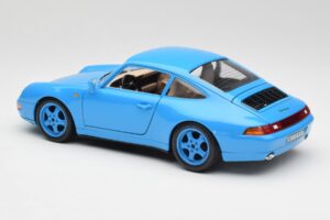 Porsche 911 993 Carrera Blu Bburago 1:18 3060 Pressofusione — immagine 7 di 8