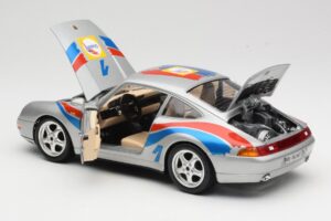 Porsche 911 993 Carrera Cup #1 1993 Bburago 1:18 3050-M2 Pressofusione — immagine 5 di 8