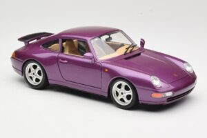 Porsche 911 993 Carrera Viola Bburago 1:18 3060-M2 Pressofusione — immagine 6 di 8