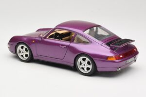 Porsche 911 993 Carrera Viola Bburago 1:18 3060-M2 Pressofusione — immagine 7 di 8