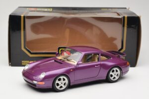 Porsche 911 993 Carrera Viola Bburago 1:18 3060-M2 Pressofusione — immagine 8 di 8