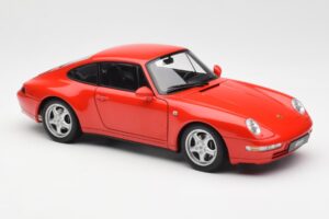 Porsche 911 993 Carrera Rosso AUTOart 1:18 78132 Pressofusione — immagine 6 di 8