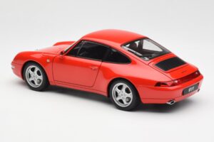 Porsche 911 993 Carrera Rosso AUTOart 1:18 78132 Pressofusione — immagine 7 di 8