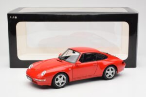 Porsche 911 993 Carrera Rosso AUTOart 1:18 78132 Pressofusione — immagine 8 di 8