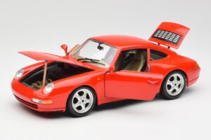 Porsche 911 993 Carrera Rosso Bburago 1:18 3050 Pressofusione — immagine 2 di 8