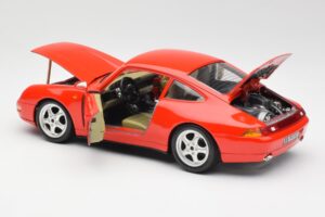 Porsche 911 993 Carrera Rosso Bburago 1:18 3050 Pressofusione — immagine 5 di 8