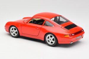 Porsche 911 993 Carrera Rosso Bburago 1:18 3050 Pressofusione — immagine 7 di 8